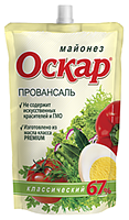 Майонез «Оскар» провансаль классический 67% 430 мл