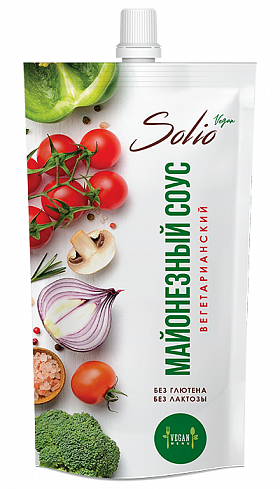 Майонезный соус «Solio» провансаль вегетарианский 50,5% 200 мл